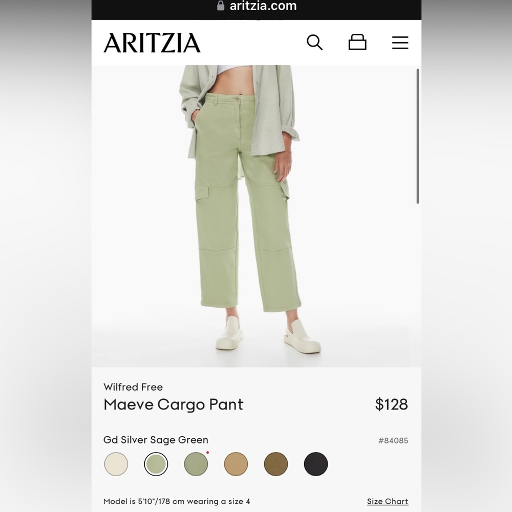 NWT Maeve cargo pants from Aritzia